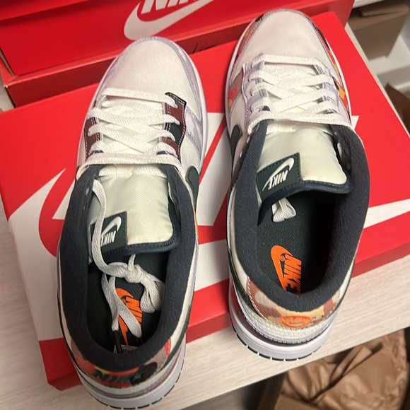 Brand new sz10 Nike Dunk Low SE ‘Sail Multi Camo’ w/ box - Picture 5 of 6